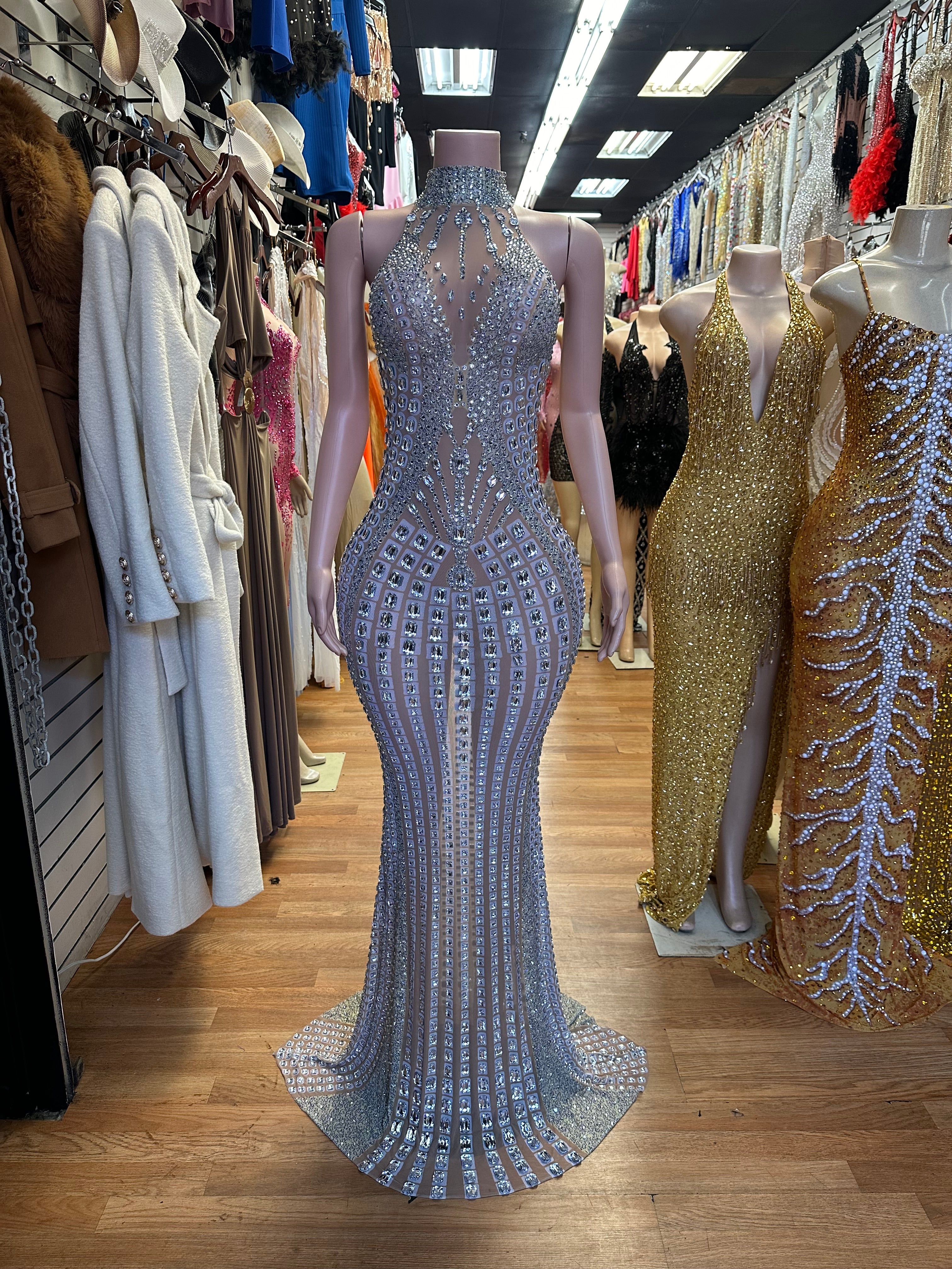 Luxury noir gown