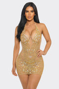 GOLD RUSH MINI DRESS