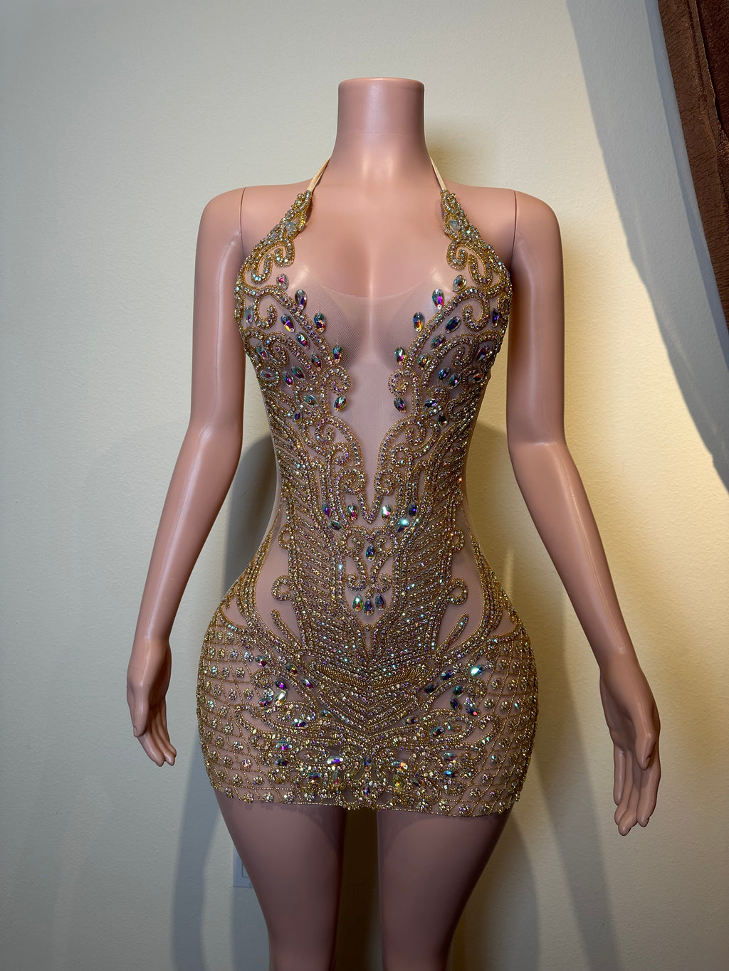 GOLD RUSH MINI DRESS