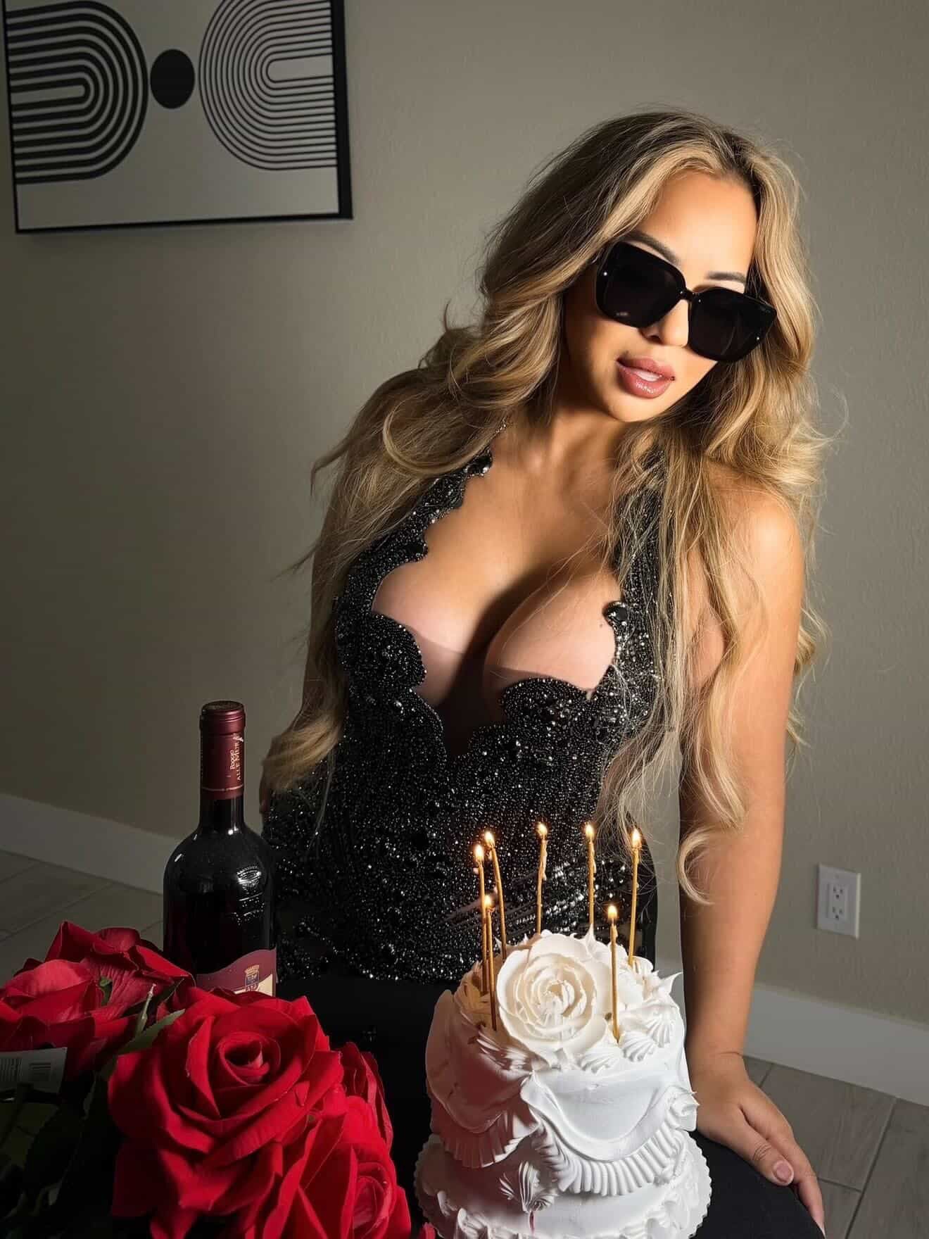 Black magic middi dress