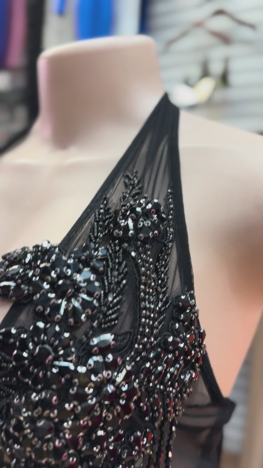 “Celestial Noir Mini Dress”
