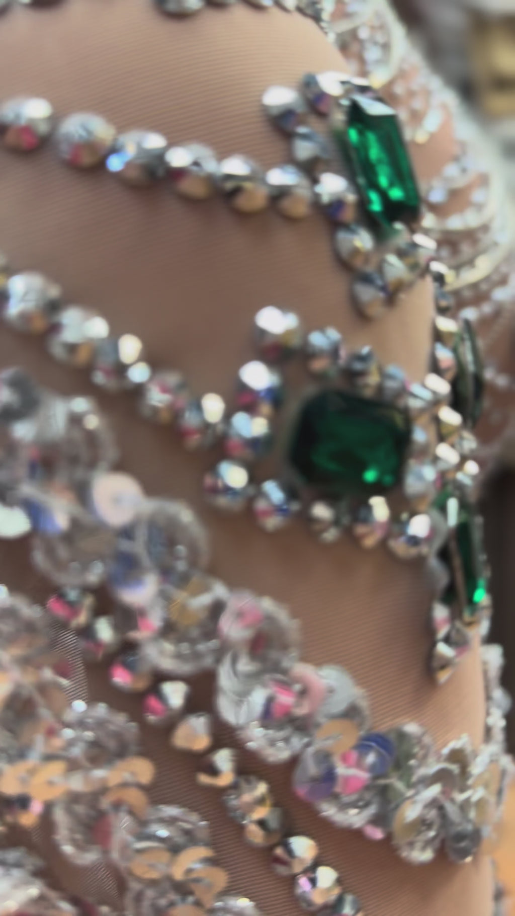 EMERALD GODDESS DRESS