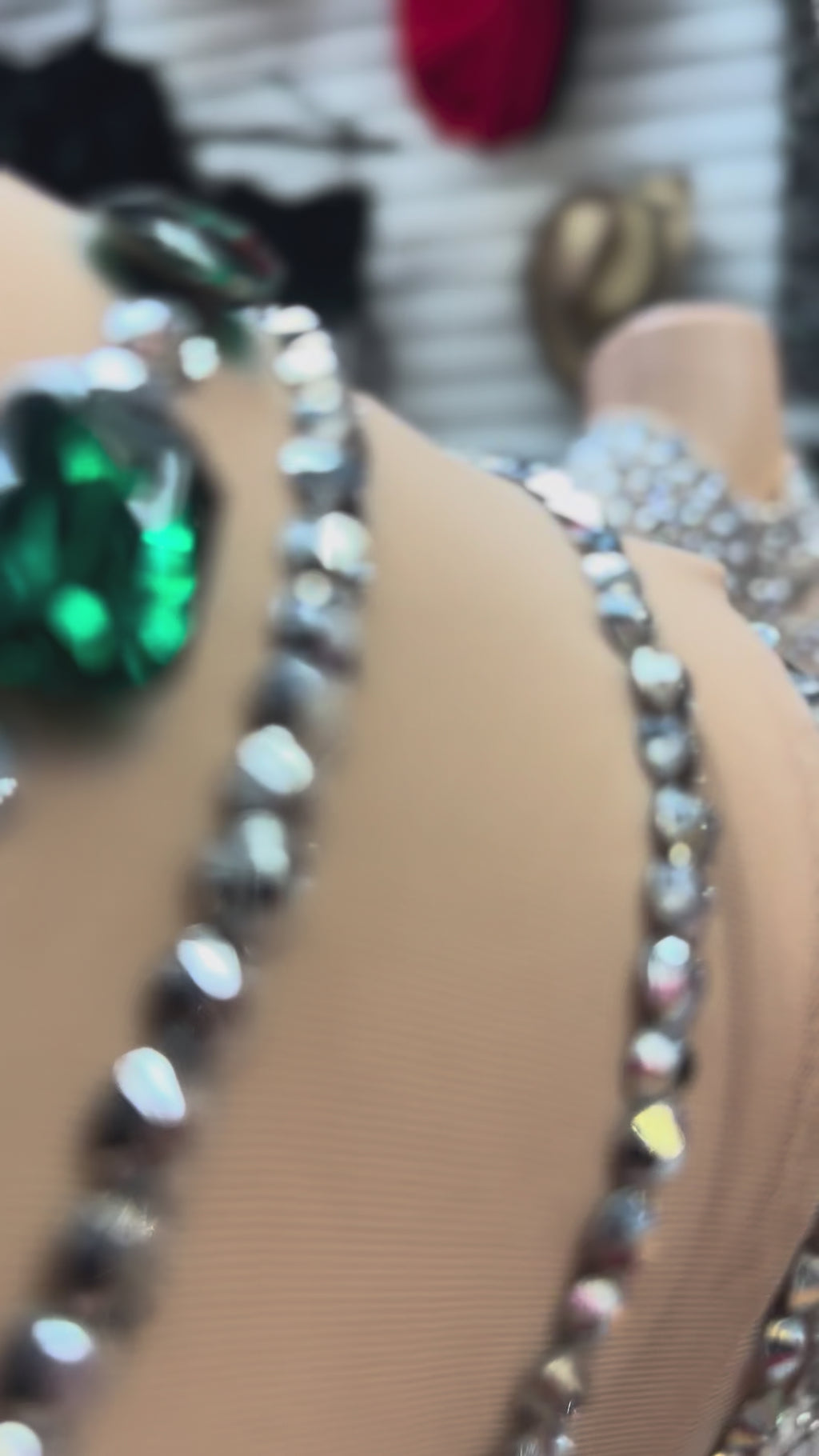 EMERALD GODDESS DRESS