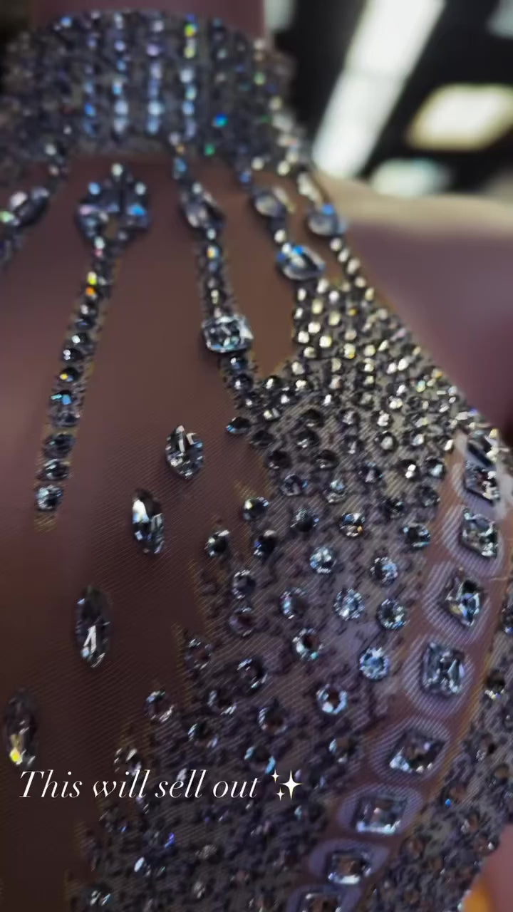 Luxury noir gown