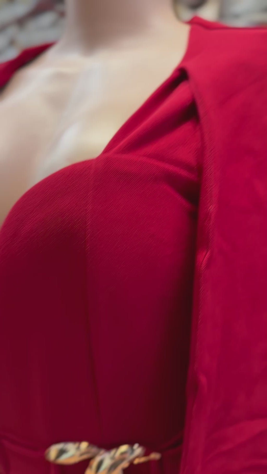 Crimson Elegance Jumpsuit
